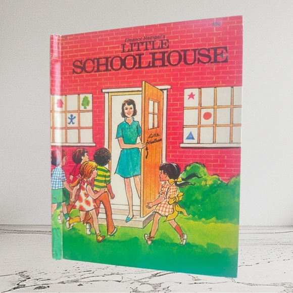 Vintage 1974 Little Schoolhouse Book by Eleanor Hempel - Picture 1 of 6